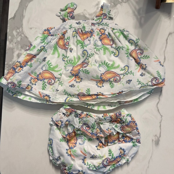 Toddler white Janie & Jack outfit - Picture 2 of 3